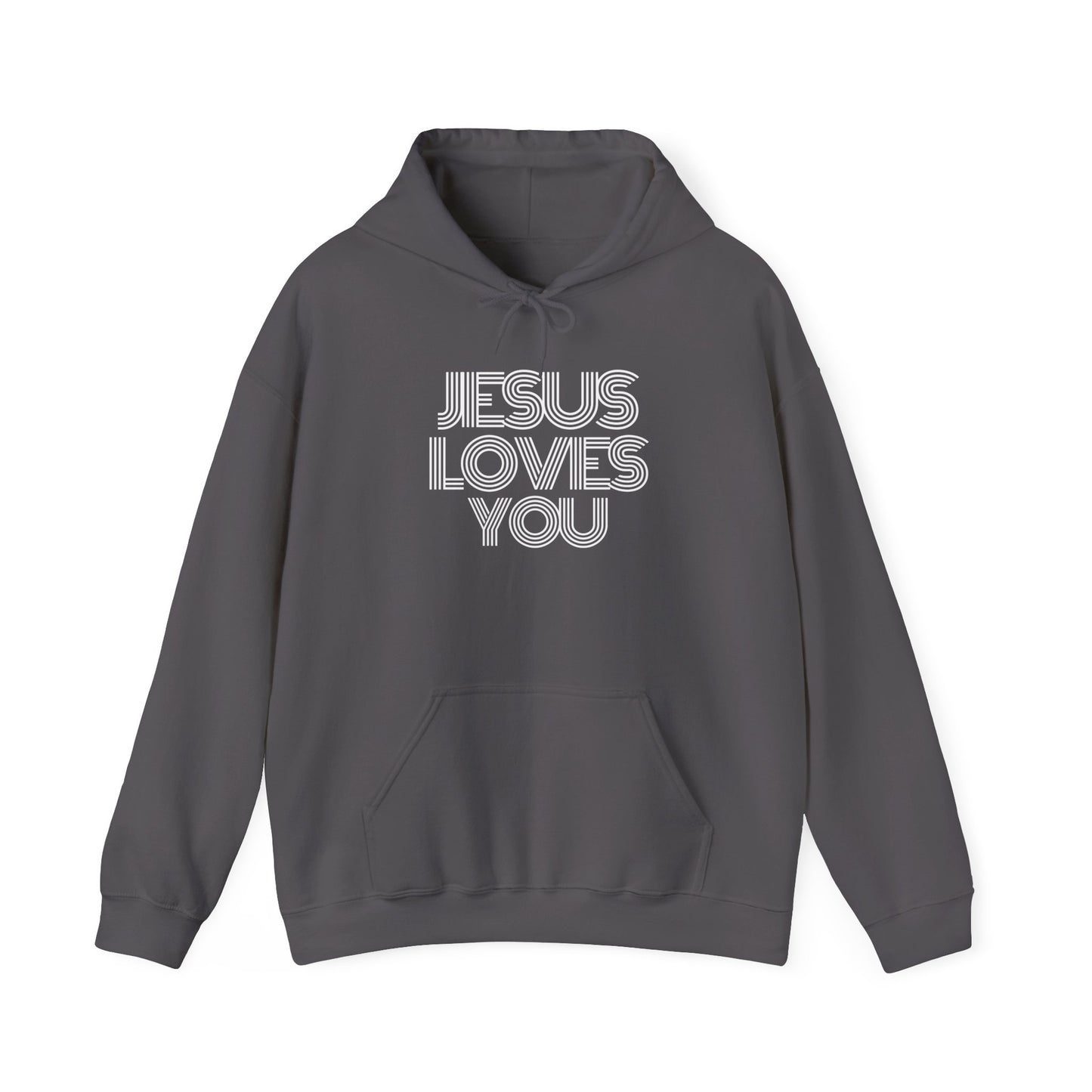 Jesus Loves You Unisex Heavy Blend™ Hooded Sweatshirt