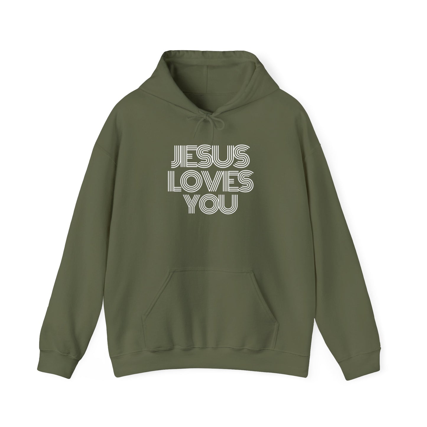 Jesus Loves You Unisex Heavy Blend™ Hooded Sweatshirt