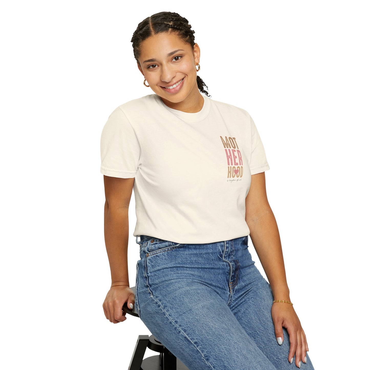 Kingdom Work Motivational Motherhood T-Shirt - Unisex Garment-Dyed Tee