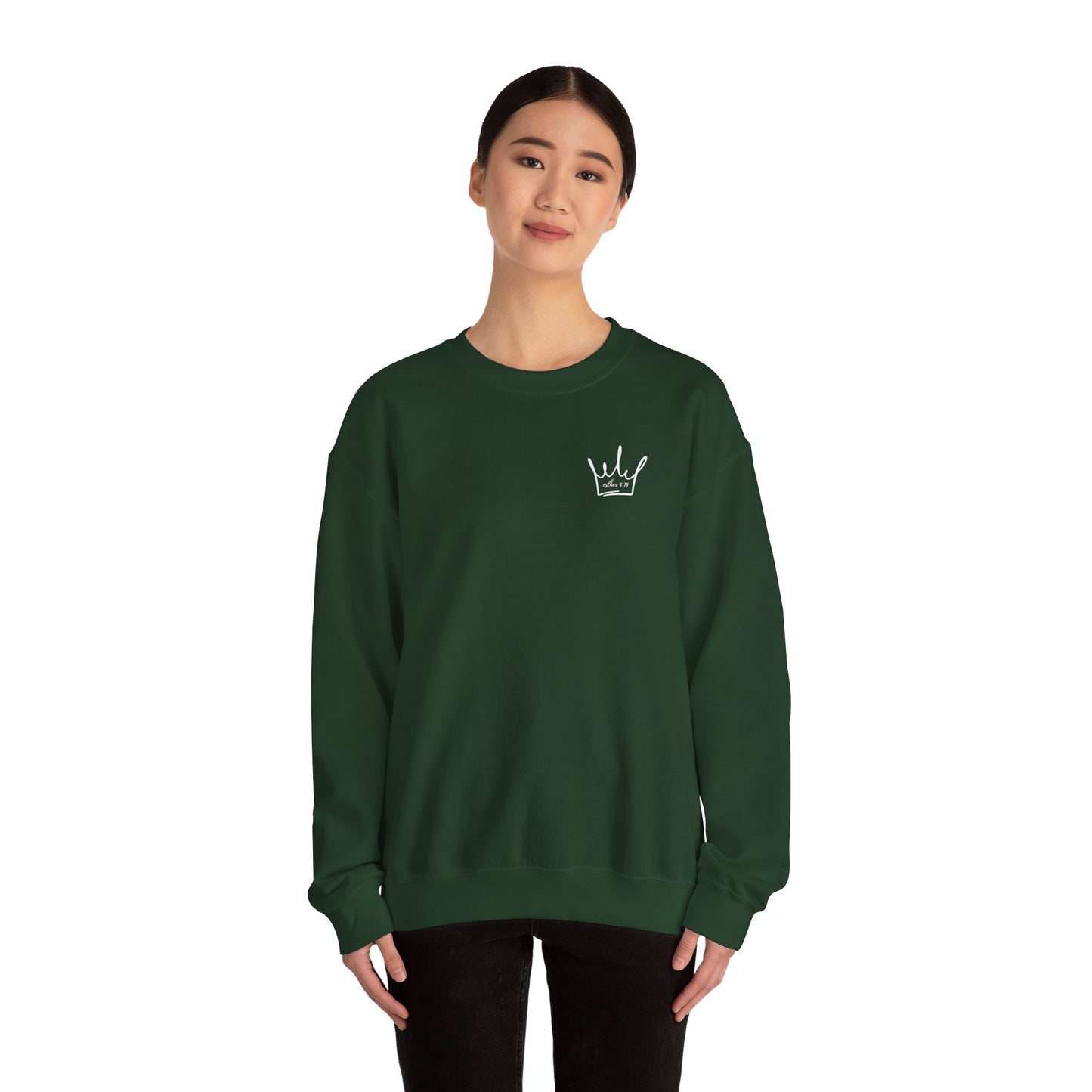 Esther 4:14 Unisex Heavy Blend™ Crewneck Sweatshirt