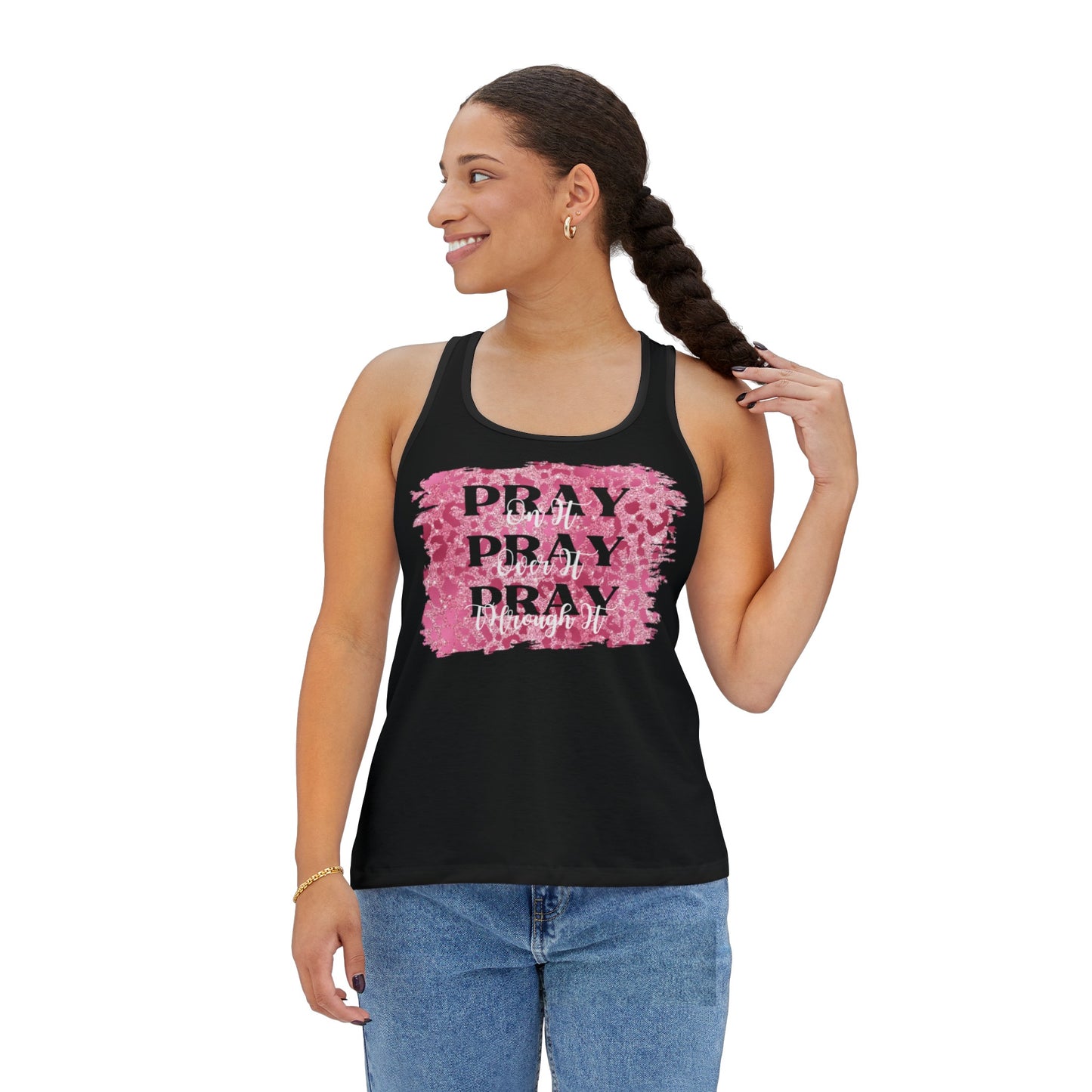 Pray On It Women's Tank Top (AOP)