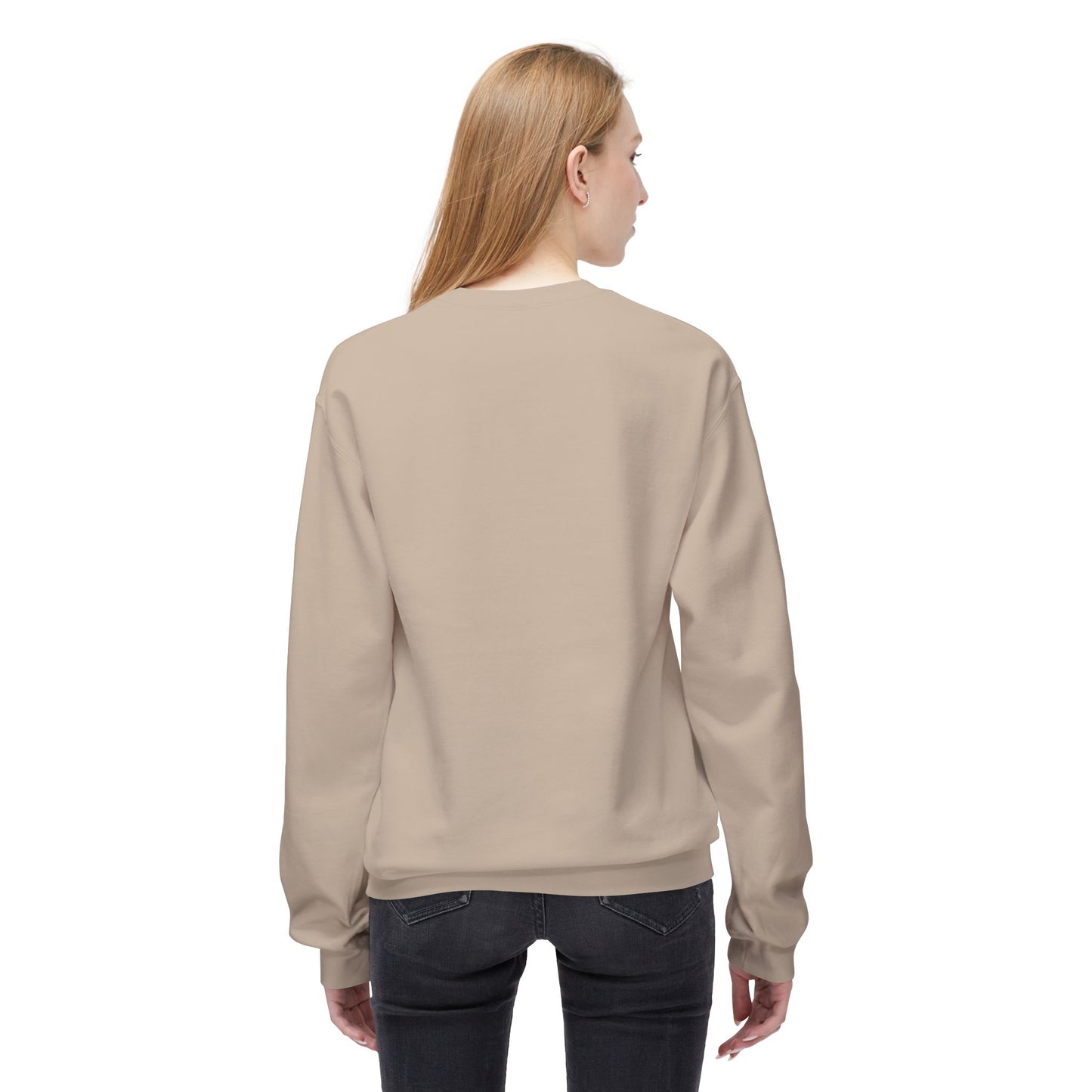Inspirational Fleece Crewneck Sweatshirt - Perfect for Autumn, Faith Gifts, Cozy Style, Relaxed Fit, Great for Everyday Wear