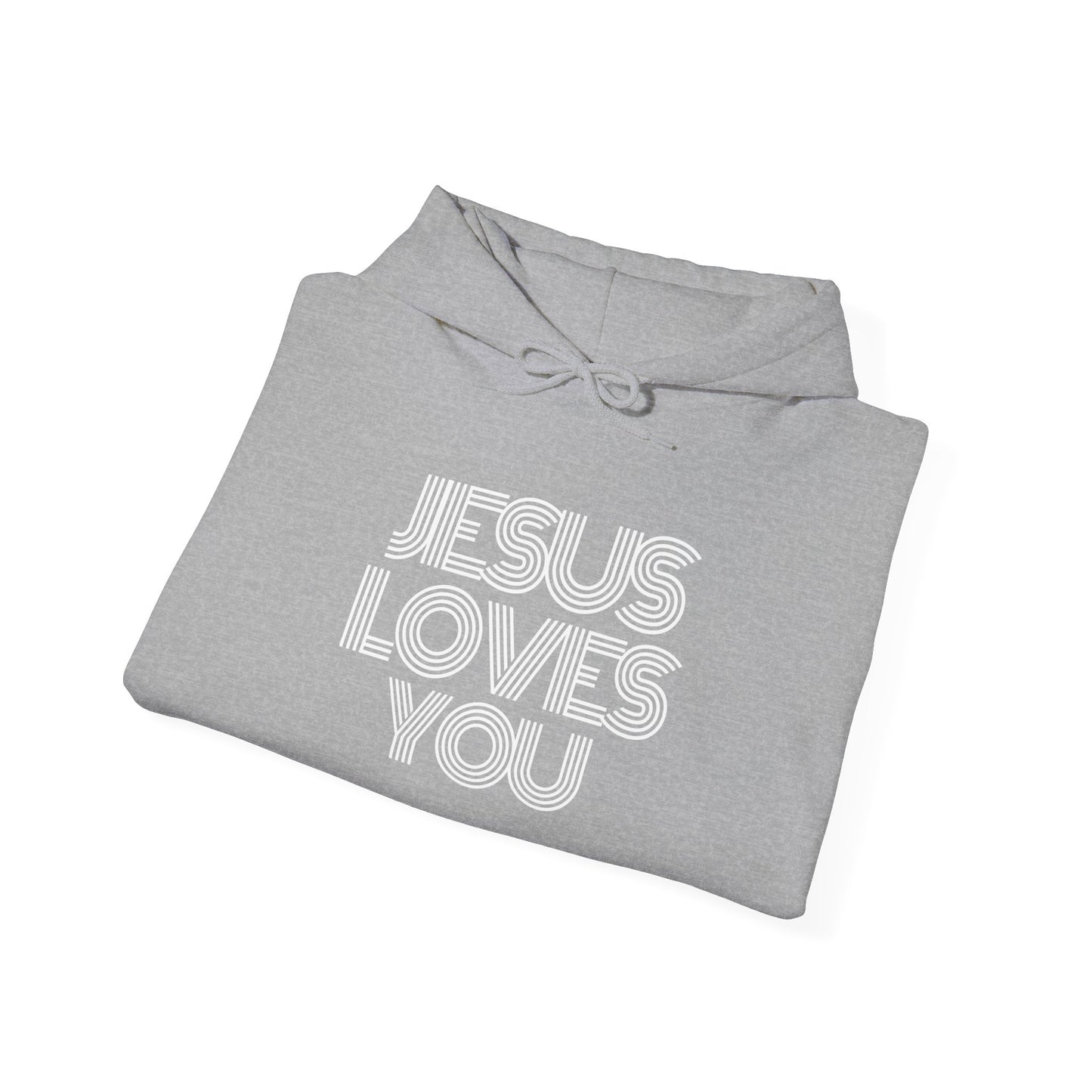 Jesus Loves You Unisex Heavy Blend™ Hooded Sweatshirt