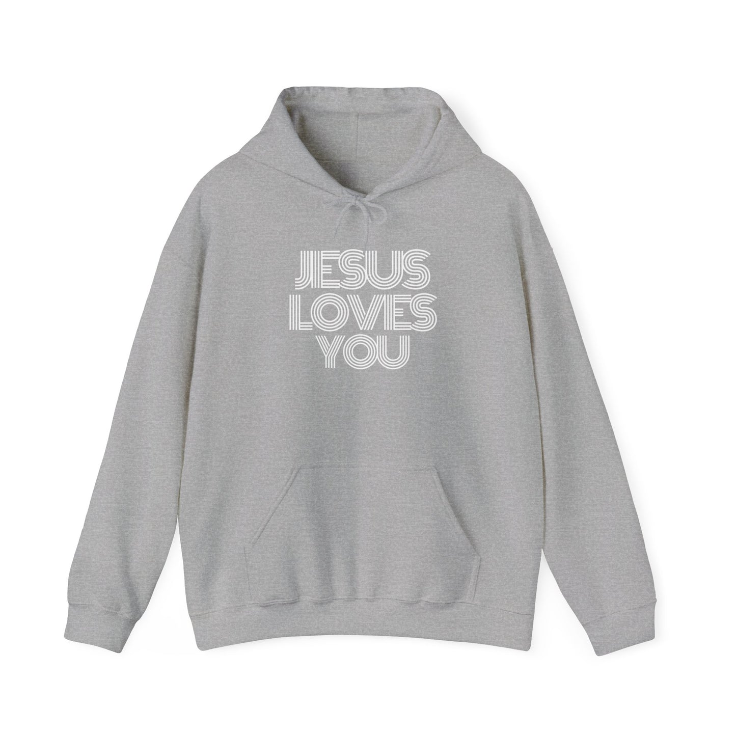 Jesus Loves You Unisex Heavy Blend™ Hooded Sweatshirt