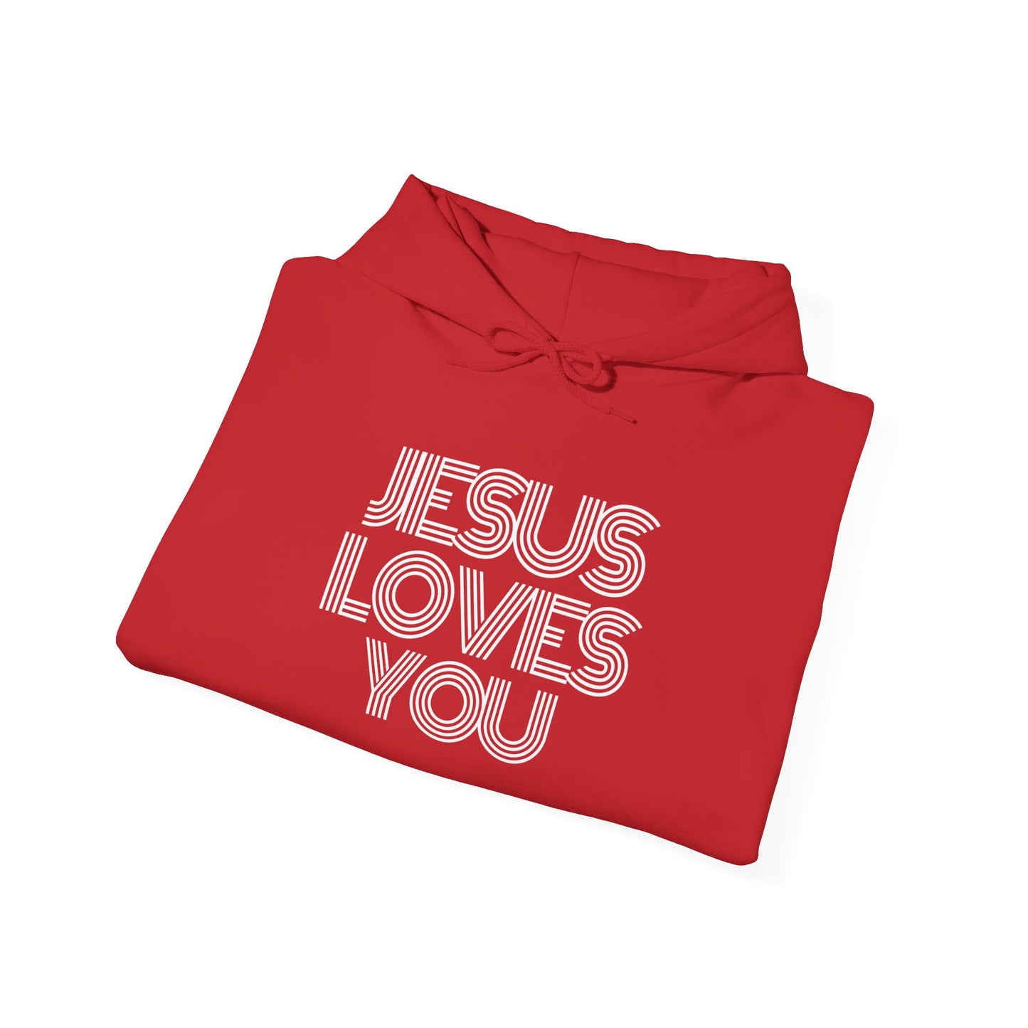 Jesus Loves You Unisex Heavy Blend™ Hooded Sweatshirt