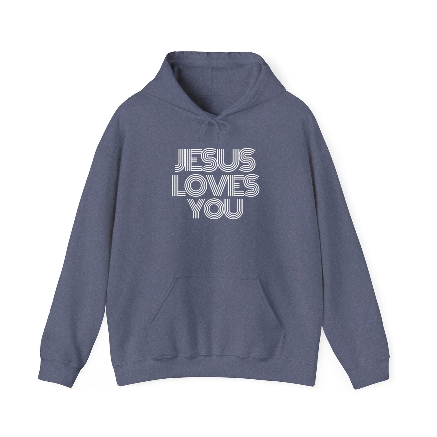 Jesus Loves You Unisex Heavy Blend™ Hooded Sweatshirt