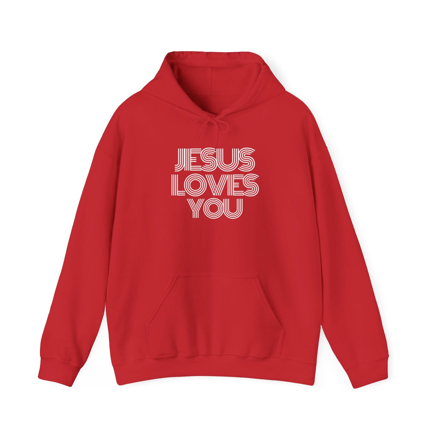 Jesus Loves You Unisex Heavy Blend™ Hooded Sweatshirt