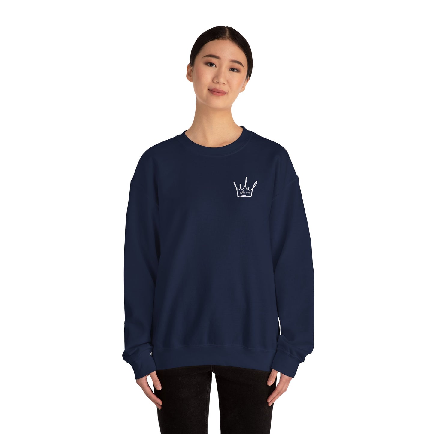 Esther 4:14 Unisex Heavy Blend™ Crewneck Sweatshirt