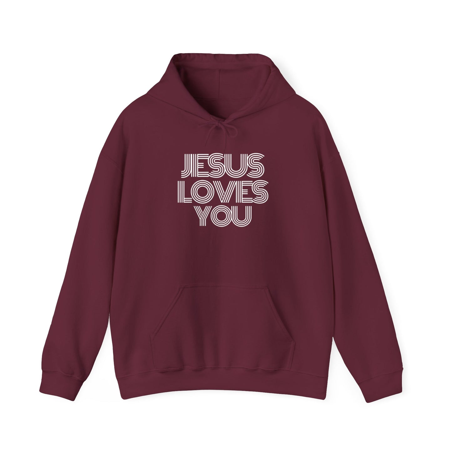 Jesus Loves You Unisex Heavy Blend™ Hooded Sweatshirt