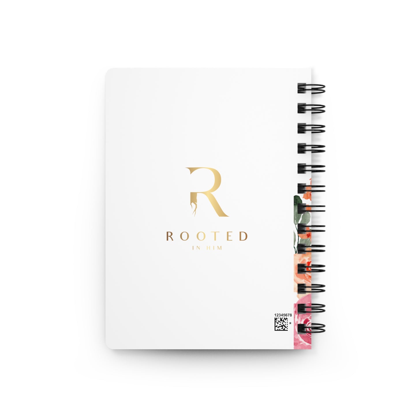 Floral Spiral Bound Journal