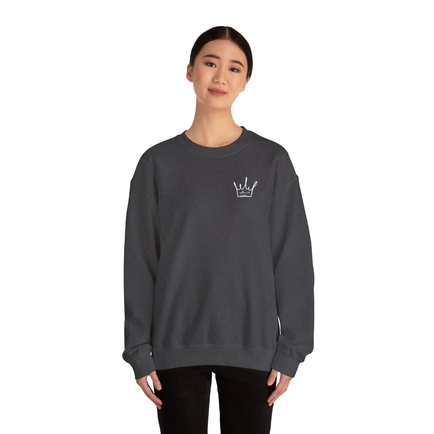 Esther 4:14 Unisex Heavy Blend™ Crewneck Sweatshirt
