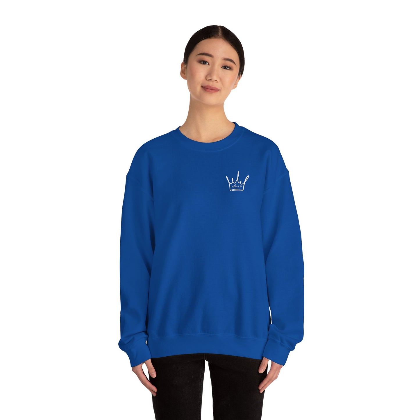 Esther 4:14 Unisex Heavy Blend™ Crewneck Sweatshirt