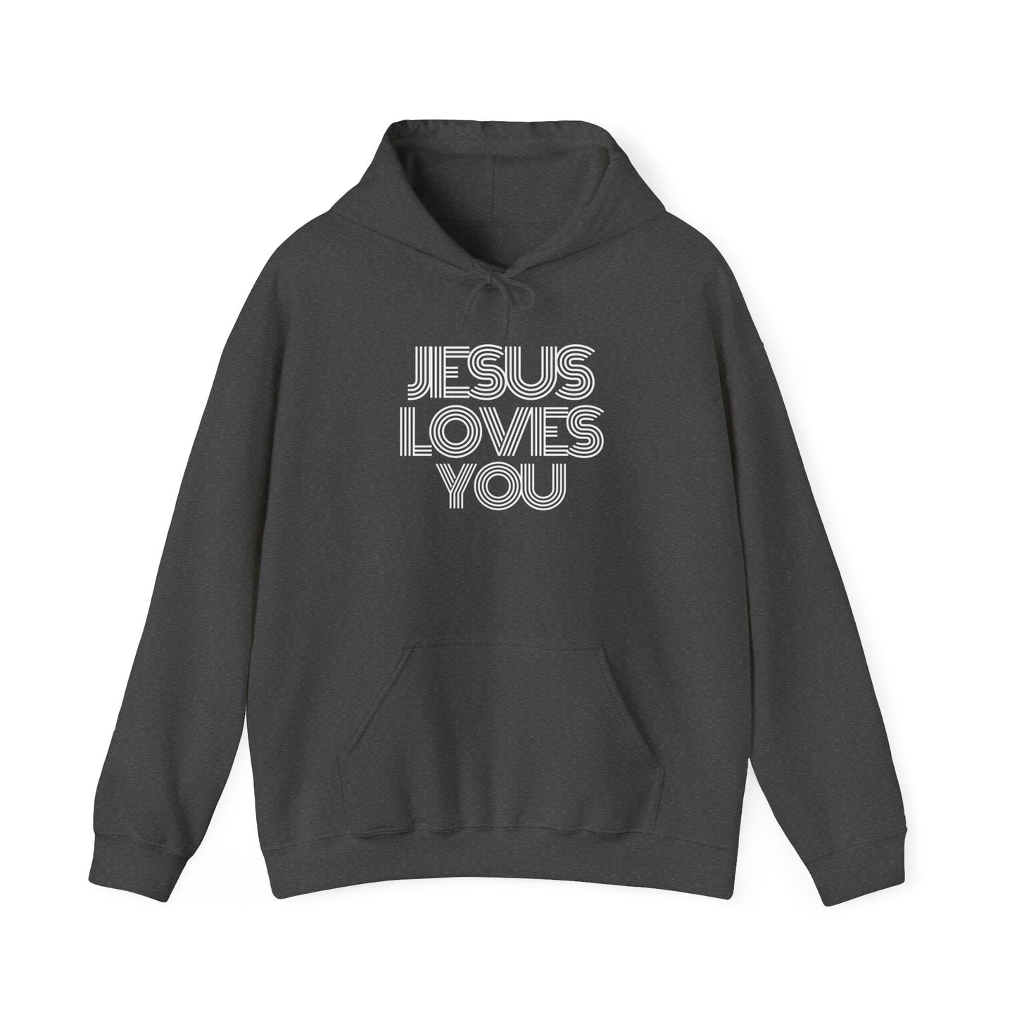 Jesus Loves You Unisex Heavy Blend™ Hooded Sweatshirt