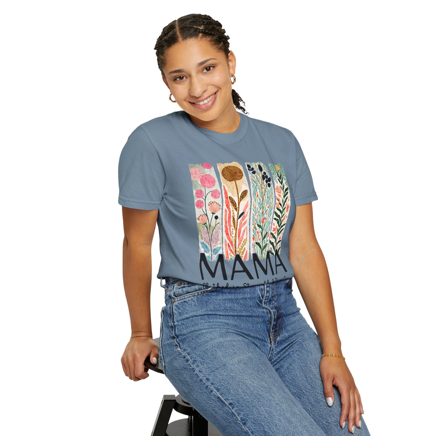 Mama Floral T-Shirt - Celebrating Strength & Dignity