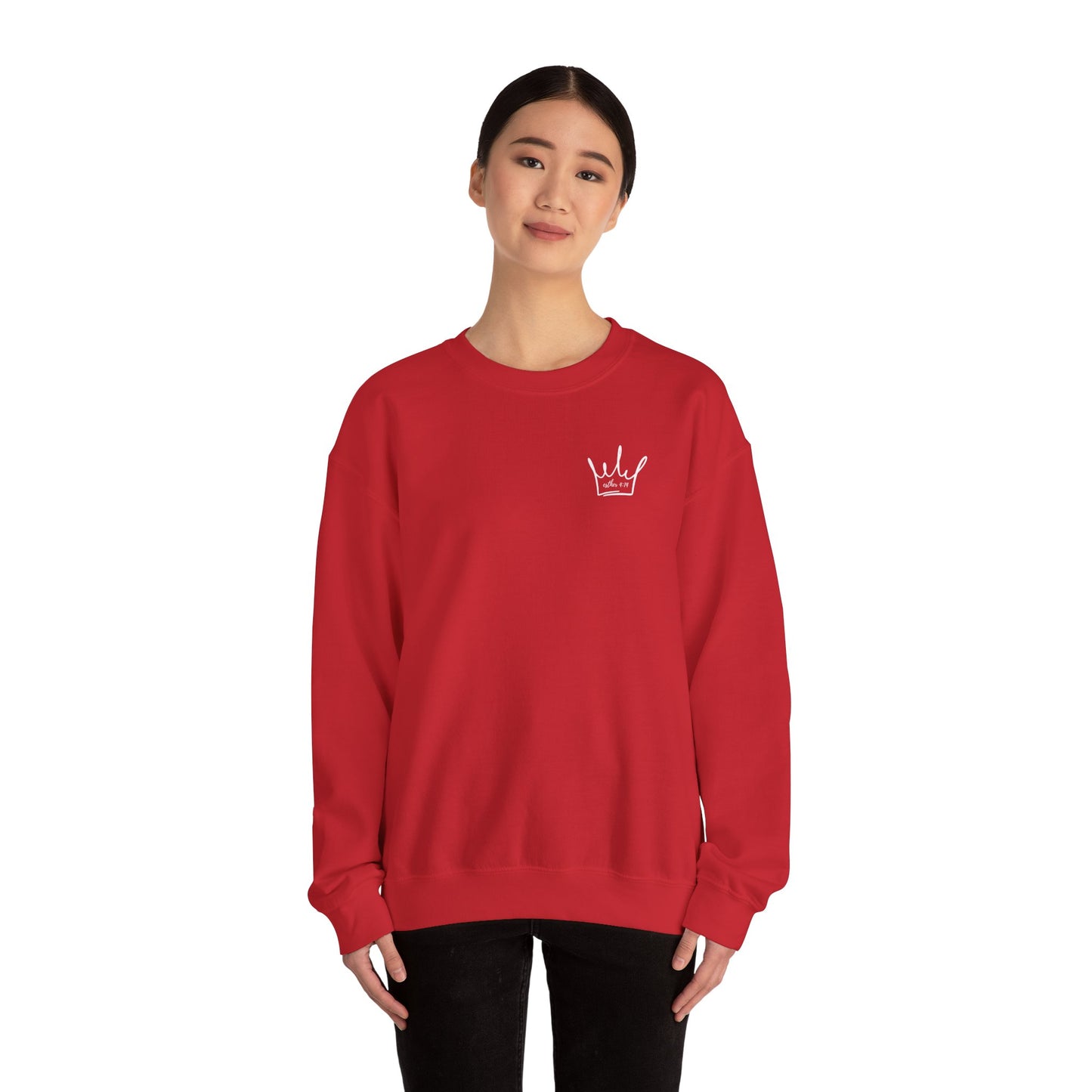 Esther 4:14 Unisex Heavy Blend™ Crewneck Sweatshirt
