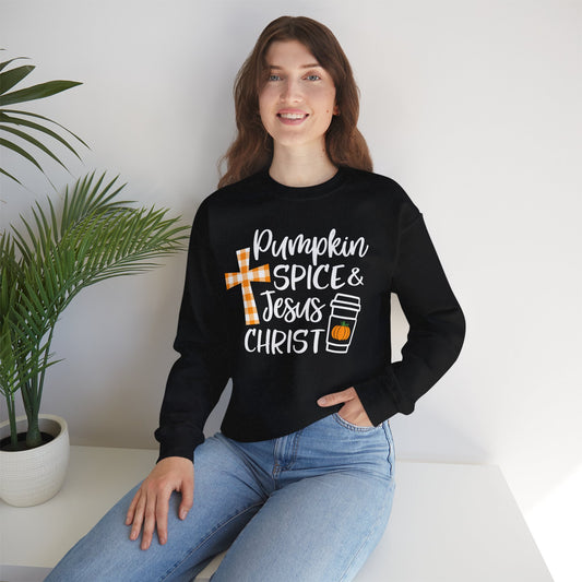 Pumpkin Spice Unisex Heavy Blend™ Crewneck Sweatshirt