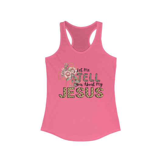 My Jesus Women's Slim Fit Ideal Racerback Tank