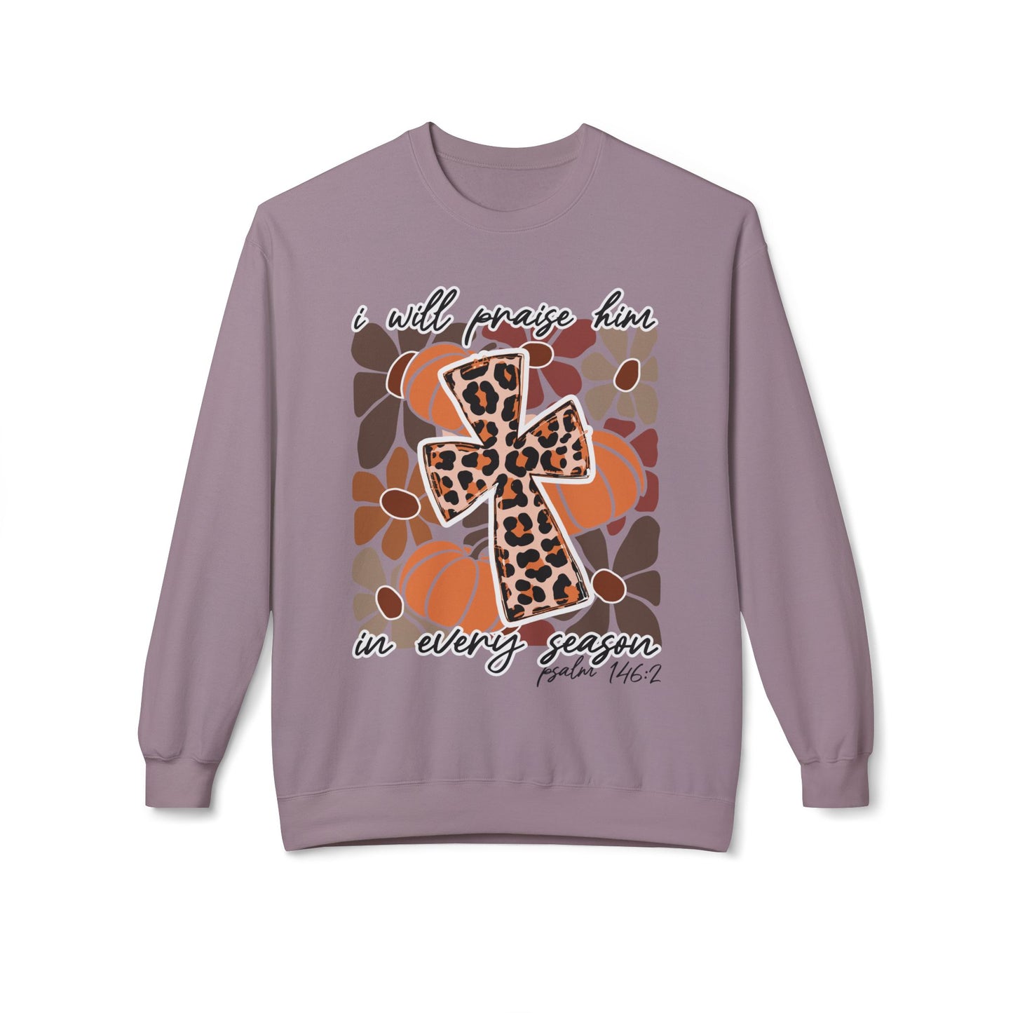 Faithful Fall Sweatshirt - Inspirational Christian Crewneck, Cozy Autumn Awear, Church Gathering Apparel, Thanksgiving Gift, Everyday [...]