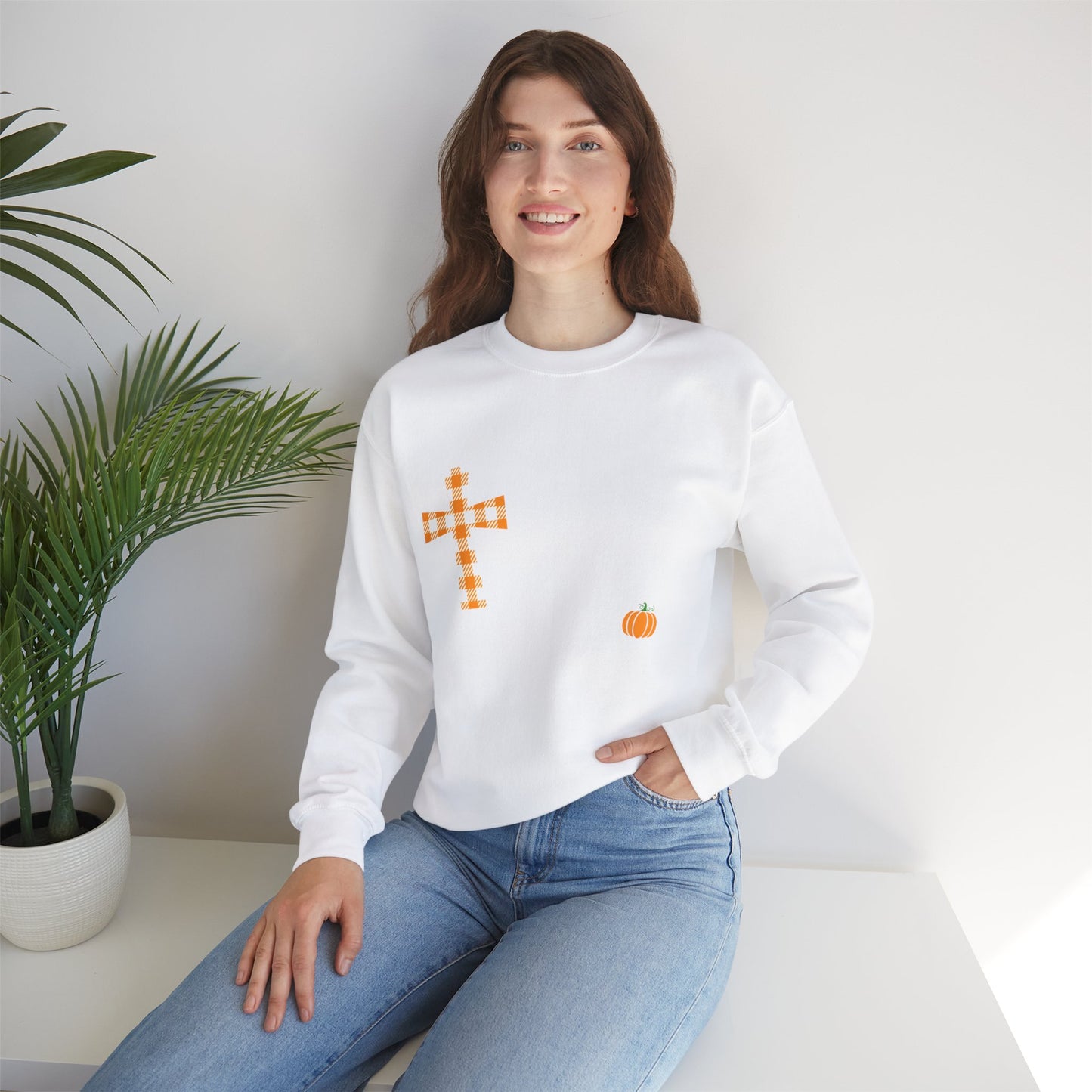 Pumpkin Spice Unisex Heavy Blend™ Crewneck Sweatshirt