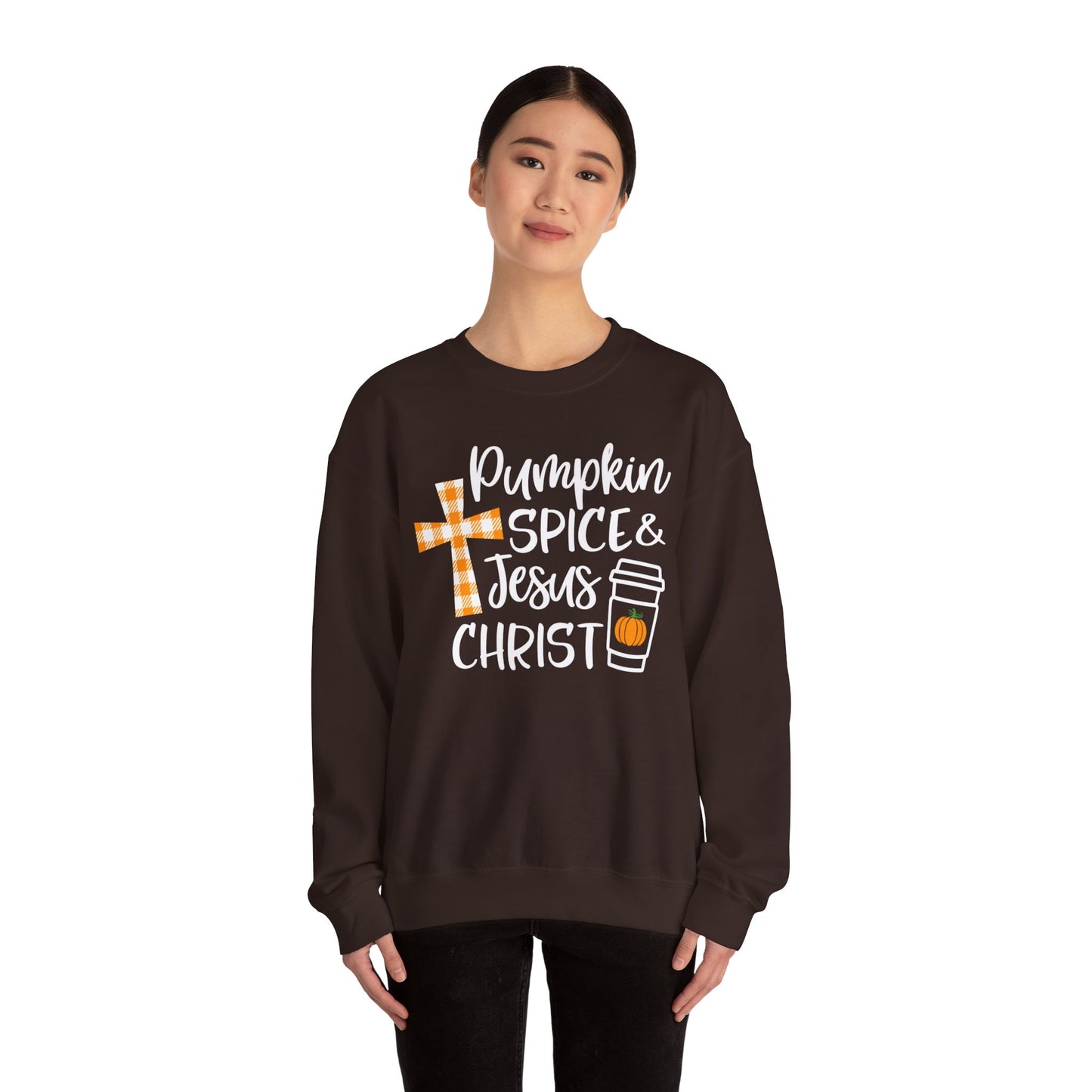 Pumpkin Spice Unisex Heavy Blend™ Crewneck Sweatshirt