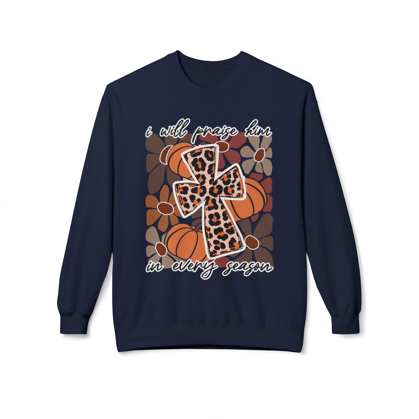 Faithful Fall Sweatshirt - Inspirational Christian Crewneck, Cozy Autumn Awear, Church Gathering Apparel, Thanksgiving Gift, Everyday [...]