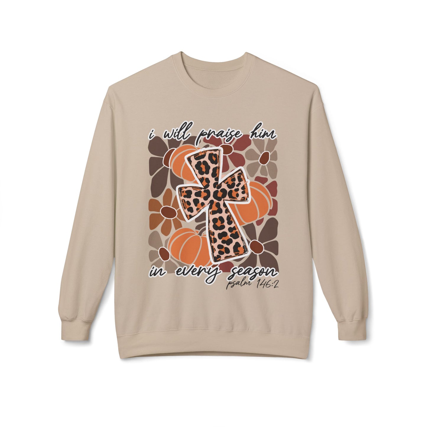 Faithful Fall Sweatshirt - Inspirational Christian Crewneck, Cozy Autumn Awear, Church Gathering Apparel, Thanksgiving Gift, Everyday [...]