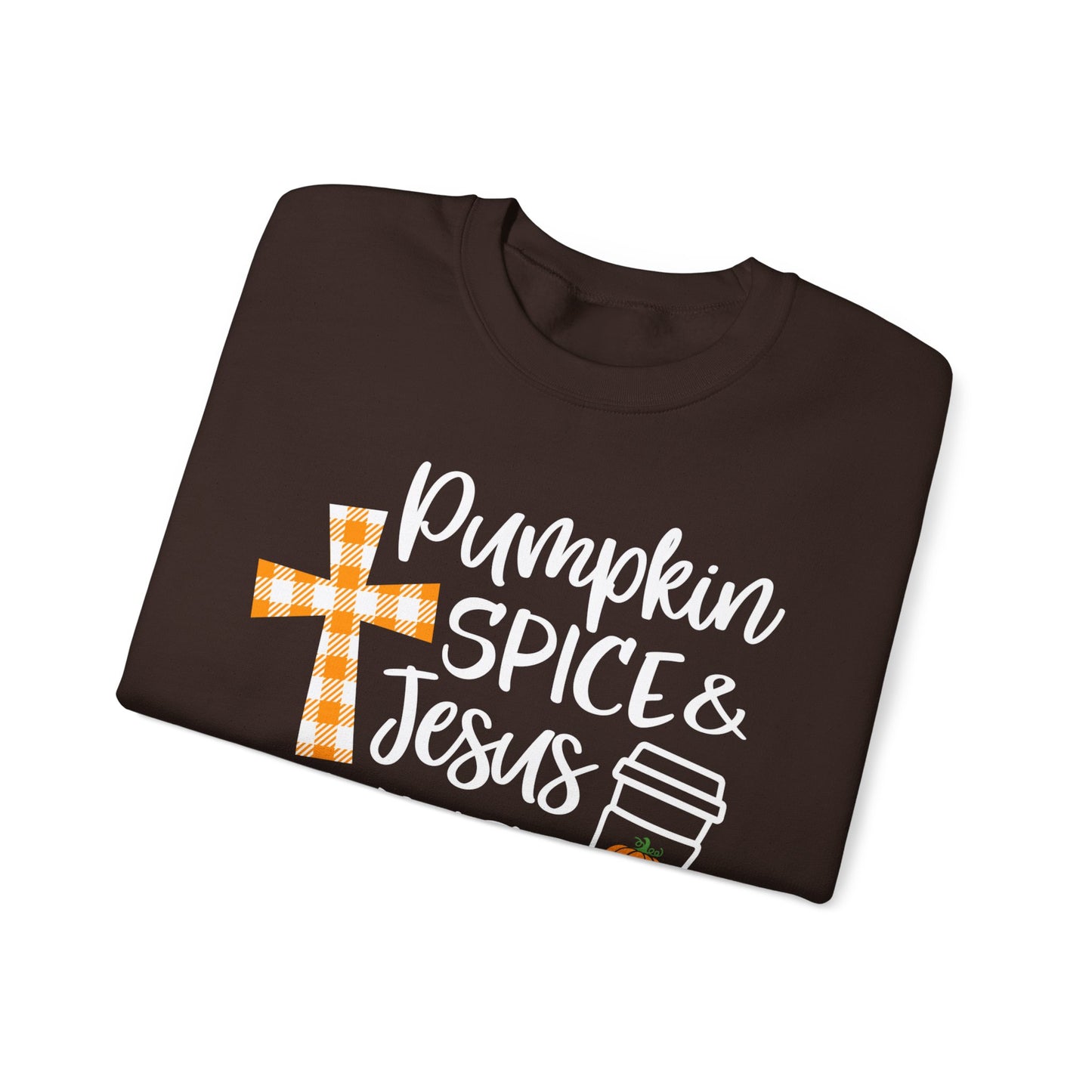Pumpkin Spice Unisex Heavy Blend™ Crewneck Sweatshirt