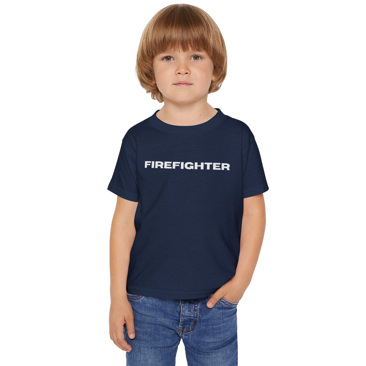 Firefighter Toddler T-Shirt for Little Heroes, Cute Gift for Birthdays, Baby Showers, Halloween, Firefighter Theme, Kids Apparel